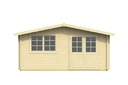 Blokhut - Tuinhuis - Home Office 70mm Dingle Prijs exclusief dakbedekking - dient apart besteld te worden Dakleer: 45,5 m² / Shingles: 33 m² / Aqua: 48 STK / Profiel: zie tab Afmeting: L500xB500xH250cm 