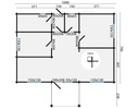 Blokhut - Tuinhuis - Home Office 92mm Finn incl. fund. vloer, vlonder Prijs exclusief dakbedekking - dient apart besteld te worden Shingles: 108 m² Afmeting: L1040xB740xH365cm 