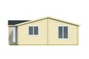 Blokhut - Tuinhuis - Home Office 70mm Mullingar incl. 27mm vloer/dak Prijs exclusief dakbedekking, ramen en deuren Shingles: 90 m² Afmeting: L850xB790xH317cm Ramen en deuren naar keuze bij te bestellen