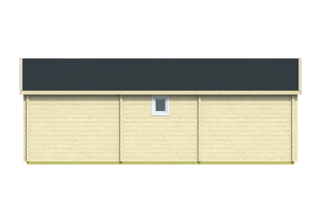 Blokhut - Tuinhuis - Home Office 70mm Mullingar incl. 27mm vloer/dak Prijs exclusief dakbedekking, ramen en deuren Shingles: 90 m² Afmeting: L850xB790xH317cm Ramen en deuren naar keuze bij te bestellen
