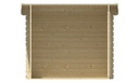 Blokhut - Tuinhuis 28mm Aanbouw Prijs exclusief dakbedekking - dient apart besteld te worden Dakleer: 10 m² / Shingles: 6 m² / Aqua: 10 STK / Profiel: zie tab Afmeting: L220xB160xH185cm 