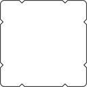 Hardhouten tuinhekpaal 6.5x6.5x150cm 4rh met punt, geschaafd 2v  houtsoort: Basralocus