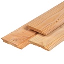 Lariks/Douglas Channelsiding 1.8x14.2x300cm geschaafd werkend: 13.2cm