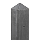 Berton©-motiefpaal antraciet, diamantkop 10x10x280cm Schie-serie voor scherm: 130x180  