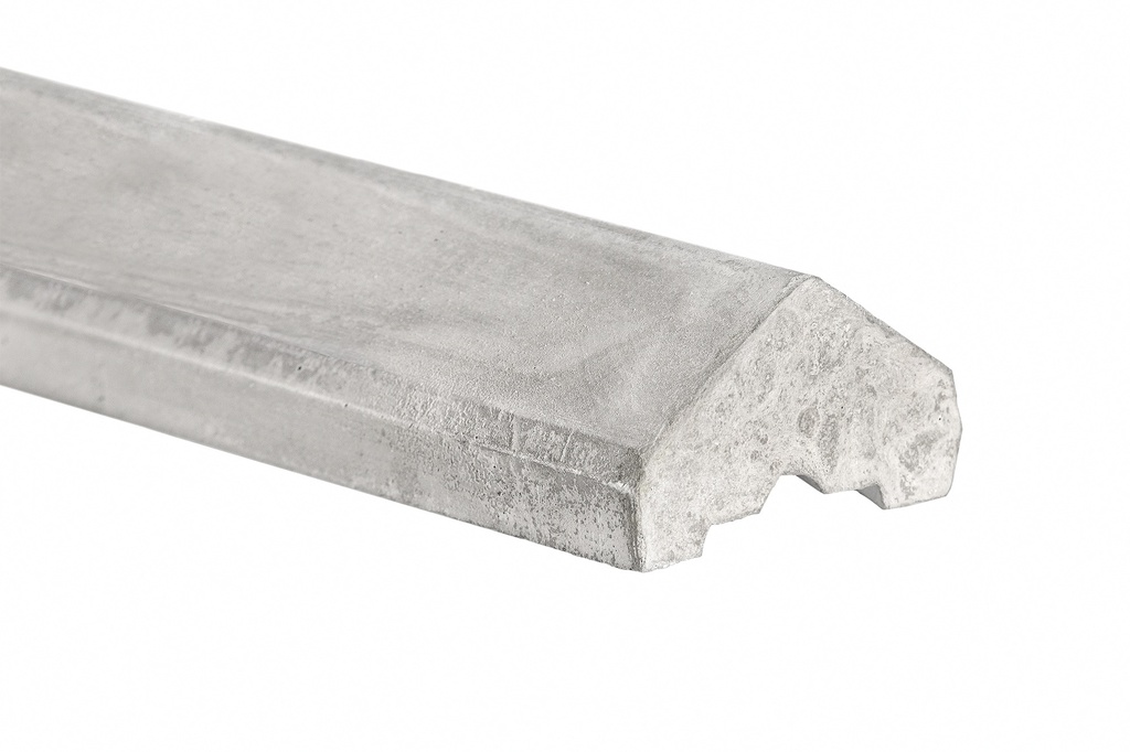 Berton©-afdekkap wit/grijs diamantkop 180cm    