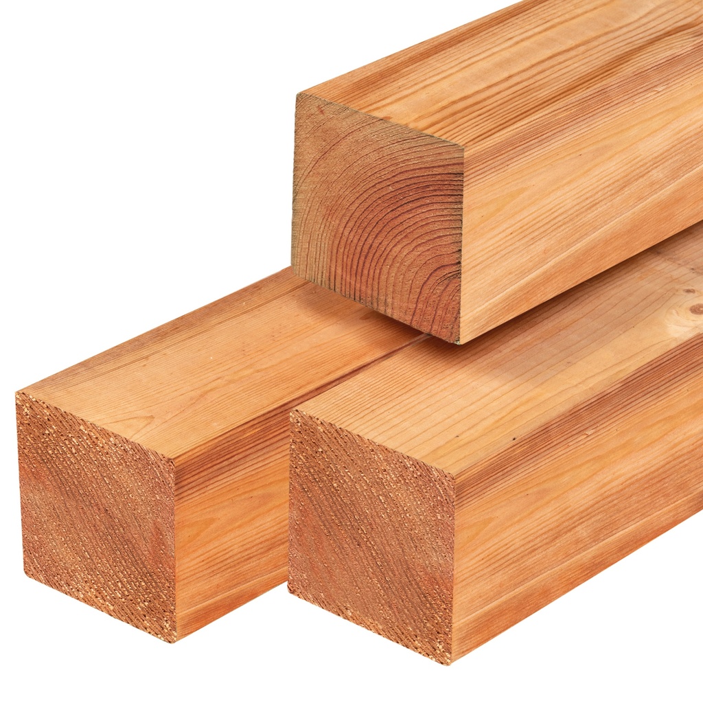 [P006469-36.1230P] Red Class Wood pergolapaal 12.0x12.0x300cm Trio verlijmd