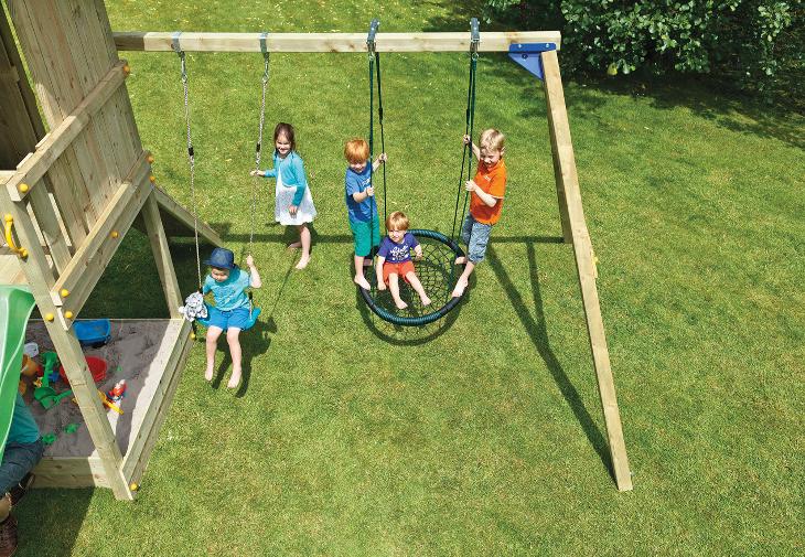 [PG023004-32.1602] Houtpakket - incl. Zelfbouwdoos @Swing basic - gezaagd 88x88 met 88x88 staanders compleet, zoals in de catalogus vermeld excl. Speelgarnituren 