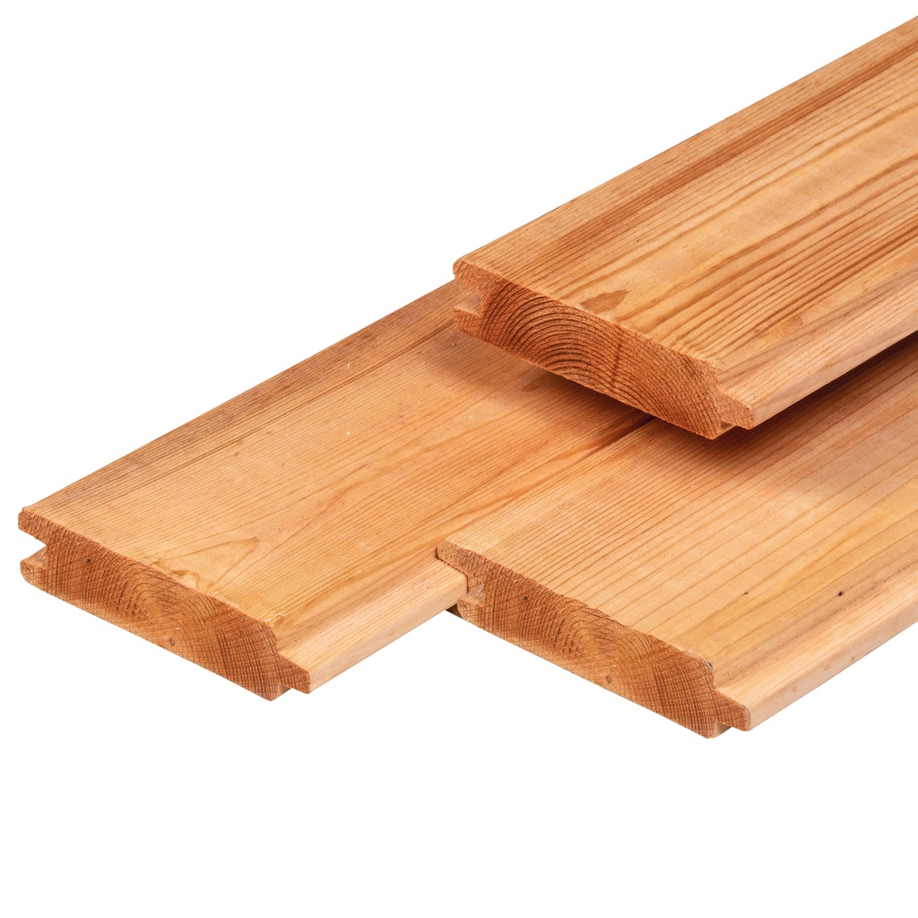 [P006514-36.2818P] Red Class Wood blokhutprofiel 2.8x14.5x180cm geschaafd werkend: 13.5cm