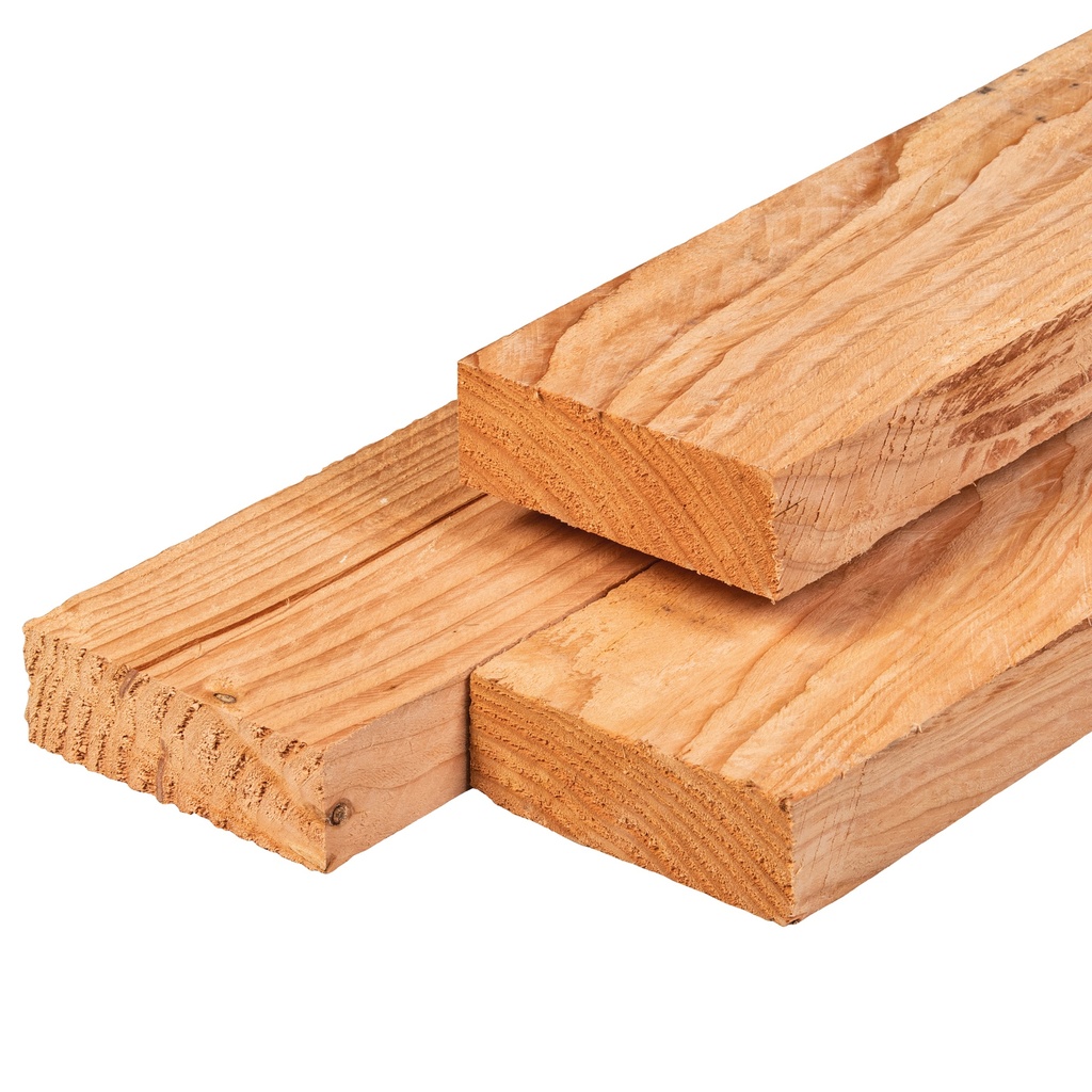 [P006715-45.0010P] Lariks/Douglas ligger ongedroogd 5.0x15.0x400cm fijnbezaagd
