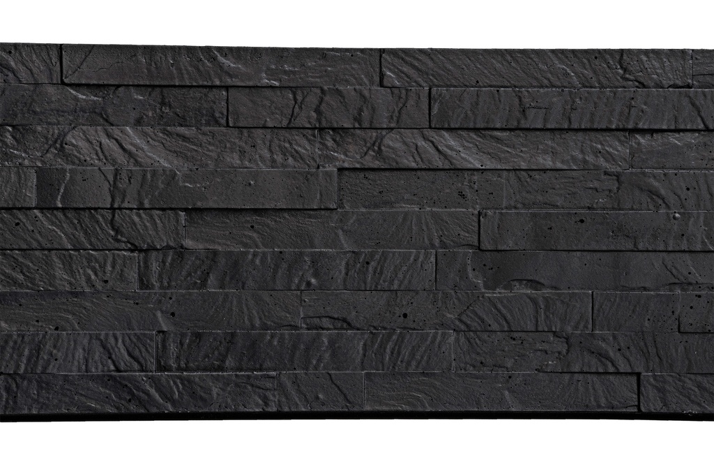 [P003701-1.56926C] Berton©-motiefplaat smal gecoat H26xD4.8xL184cm leisteenmotief    
