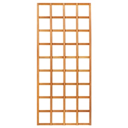 [P002544-15.9090] Trellis recht hardhout H180xB90cm glad geschaafd lamel: 1.4x3.0cm  Houtsoort: Keruing 