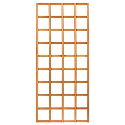 [P002544-15.9090] Trellis recht hardhout H180xB90cm glad geschaafd lamel: 1.4x3.0cm  Houtsoort: Keruing 