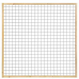 [P021673-15.2180] Gaaselement met kader 45x45mm H180xB180cm GEÏMPREGNEERD    
