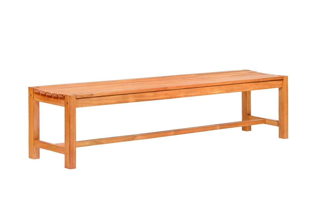 [P002500-31.0562] Teak tuinbank Court   Afmeting: L200xB40xH45cm 